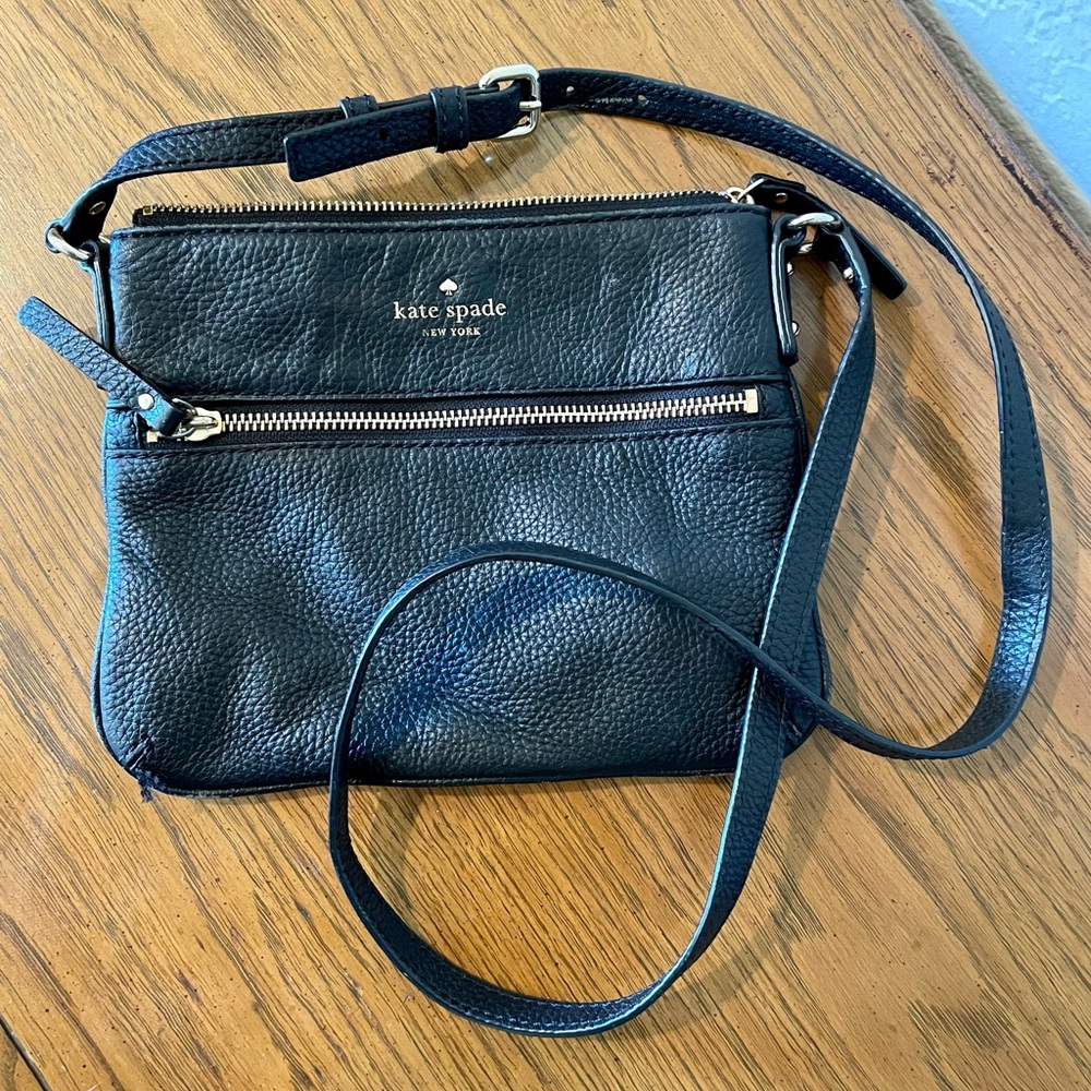 kate spade lil black satchel